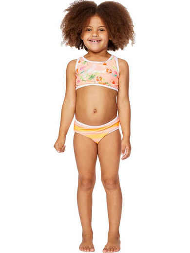 Rip Curl Παιδικό Μαγιό Bikini Set για Κορίτσι Κοραλί 00DJSW-0928