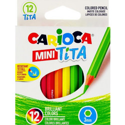Carioca Mini Tita Ξυλομπογιές Σετ 12τμχ