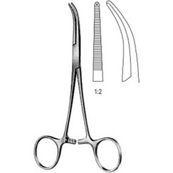 Λαβίδα αιμοστατική 1x2 Dandy Hilbro 14cm