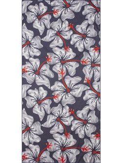 AlpinPro Dryfast Flower Πετσέτα Θαλάσσης Microfiber Γκρι 80x160cm BMS-XL-5