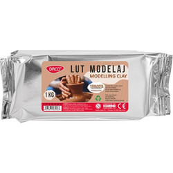 Πηλός DACO air dry Καφέ 1kg