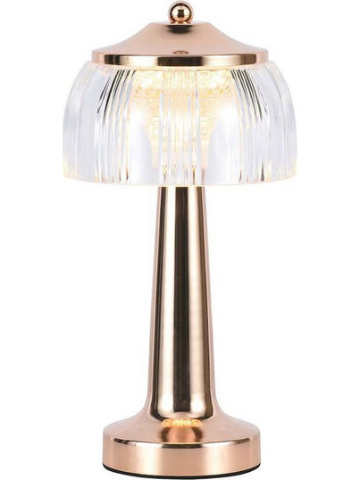 V-Tac 55LM Πορτατίφ Αφής LED με Μπαταρία Διαφανές Bronze