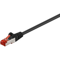 Goobay S/FTP Cat.6 Καλώδιο Δικτύου Ethernet 0.25m Black