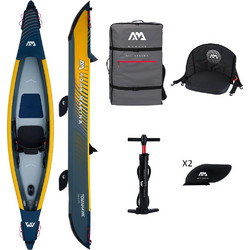 Aqua Marina Tomahawk I Air-K375 Φουσκωτό Kayak 1 Ατόμου Πορτοκαλί Γκρι 28358