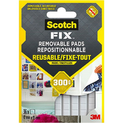ΠΛΑΣΤΕΛΙΝΗ 3M REMOVABLE PADS TACK FIX 36τεμ (11X15mm) 300gr 076281589