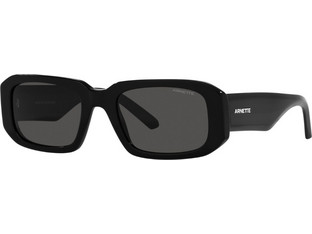 Arnette AN4318 1214/87 Γυαλιά Ηλίου Ορθογώνια Κοκάλινα Μαύρα με Μαύρο Polarized Φακό
