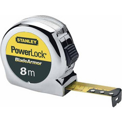 Μέτρο MICRO POWERLOCK BLADE ARMOR με κέλυφος ABS και λάμα 25mm - 8m blister