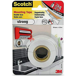 Αυτοκόλλητη ταινία διπλής όψης 3M Scotch 4496G-191 Γενικής Χρήσης 19mm x 1.5m 076011915