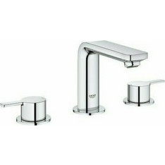 Grohe Lineare Μπαταρία Νιπτήρα Ασημί 20304001