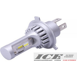 LED ICE H4 LEXA 13W 6500K 1τμχ.ΙΔΑΝΙΚΗ ΓΙΑ ΜΟΤΟ