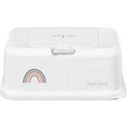 Θήκες για μωρομάντηλα Funkybox Magic Rainbow White