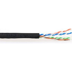 Intronics U/UTP Cat.6a Καλώδιο Δικτύου Ethernet 305m Black