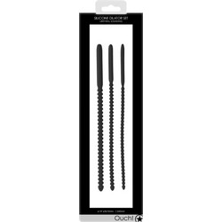 Ouch! Urethral Sounding Σετ Διαστολείς Ουρήθρας Black 3τμχ