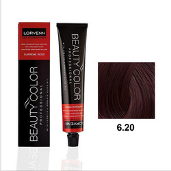 Lorvenn Beauty Color 6.20 Ξανθό Σκούρο Ιριζέ Έντονο Μόνιμη Βαφή Μαλλιών 70ml