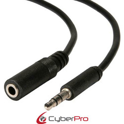 CYBERPRO CP-JMF015, Προέκταση Jack 3,5mm M/F, 1.5 μέτρα