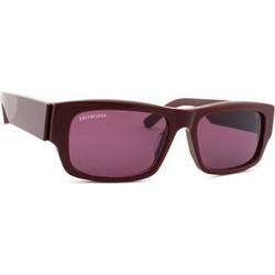 Balenciaga BB0261SA 003 Γυναικεία Γυαλιά Ηλίου Τετράγωνα Κοκάλινα Μπορντό με Ροζ Polarized Φακό