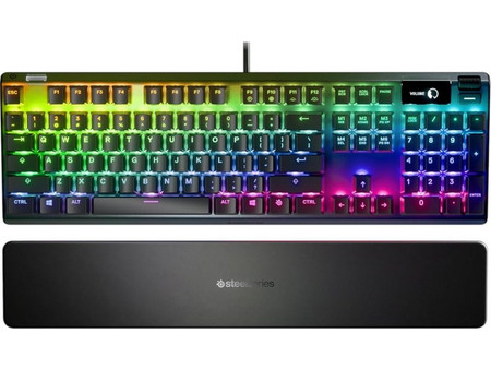 SteelSeries Apex 7 Μηχανικό Gaming Πληκτρολόγιο με Steelseries Red Διακόπτες RGB Grey