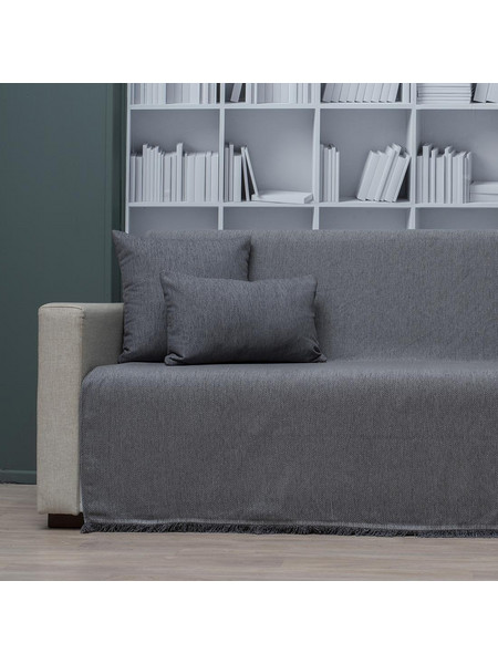 Ριχτάρι Τετραθέσιου 170x340 Cotone 810 Γκρι σκούρο