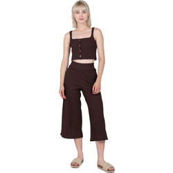 24colours Γυναικείο Παντελόνι Wide-leg