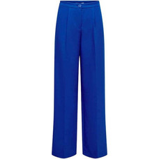 Only Ψηλόμεση Υφασμάτινη Γυναικεία Παντελόνα Loose Εφαρμογή Royal Blue 15288761
