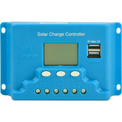Ρυθμιστής Φόρτισης 20A PWM LCD USB OEM DY-3320 - Μπλε