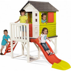 Smoby House On Stilts Πλαστικό Παιδικό Σπιτάκι με Τσουλήθρα 810800