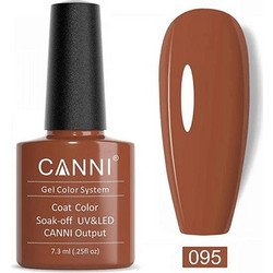 Canni 095 Chocolate Ημιμόνιμο Βερνίκι Νυχιών 7.3ml