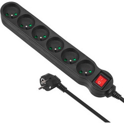Maclean Power strip 5m MCE188 2300W black
