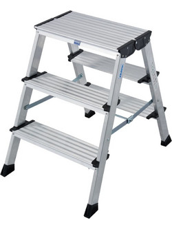 Krause Folding Διπλή Σκάλα Αλουμινίου 2x3 Σκαλοπάτια