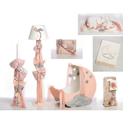 Bellissimo Σετ Βάπτισης με Κουτί για Κορίτσι Sweet Dream in Moon 902