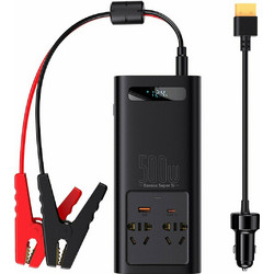 Baseus Inverter Αυτοκινήτου 500W για Μετατροπή 12V DC σε 220V AC με 2xUSB BSU3213BLK