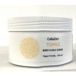 Collazen Topaz Body & Face Φυτικό Scrub Προσώπου 250ml