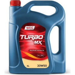 Weg Turbo MX Λάδι Αυτοκινήτου 20W-50 4lt