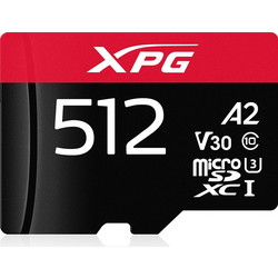 Adata XPG microSDXC 512GB Class 10 U3 V30 UH-I A2