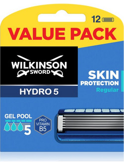 Wilkinson Sword Hydro 5 Ανταλλακτικά Ξυραφάκια με 5 Λεπίδες & Λιπαντική Ταινία 12τμχ