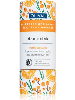 Olival Organic Buckthorn & Orange Φυσικό Γυναικείο Αποσμητικό Stick Χωρίς Αλουμίνιο 50ml