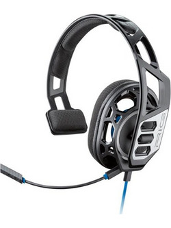 Plantronics RIG 100HS Gaming Headset Over Ear Black Silver