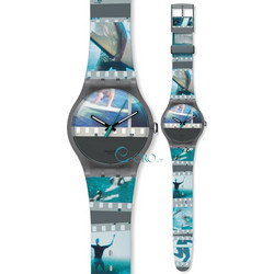 Swatch Wonder Inspiration Ανδρικό Ρολόι με Πολύχρωμο Καουτσούκ Λουράκι SUOZ141
