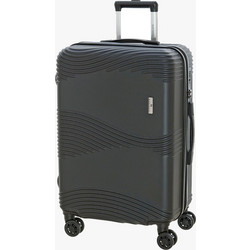 Bartuggi 712-80123 Βαλίτσα Μεσαία 67x45x30cm με 4 Ρόδες Μαύρη