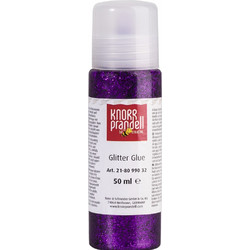 Knorr Prandell - Glitter Glue, Dark Purple 50ml 8099-032