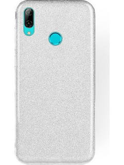 Θήκη Huawei Y7 2019 / Y7 Prime 2019 / Y7 Pro 2019 Forcell Glitter Shine Cover Hard Case -Silver