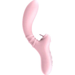 PowerBullet Teasing Tongue with Mini 9 Bullet Functions Δονητής G-Spot Μωβ