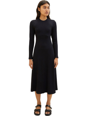 Tom Tailor Midi Φόρεμα Μαύρο 1038140-14482