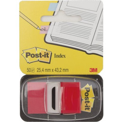 Σελιδοδείκτες 3M Post-It 25.4 χ 43.2 mm (Κόκκινο) (MMM680R)