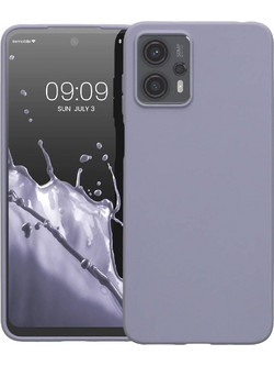 KWmobile Θήκη Σιλικόνης Motorola Moto G13 / G23 - Lavender Grey (60843.130)