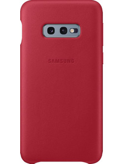 Samsung Leather Cover Red (Galaxy S10e)