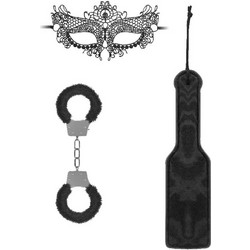 Ouch! Introductory Bondage BDSM Set 3 Μαύρο