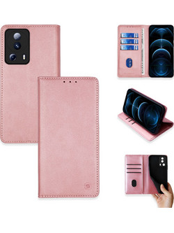 Θήκη Πορτοφόλι Vintage Magnet Wallet Sonique Xiaomi Xiaomi 13 Lite 5G Ροζ Χρυσό
