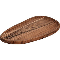 Διακοσμητική Πιατέλα Οβάλ Forleyet 427058 32x17x1,5cm Brown Eglo Ξύλο