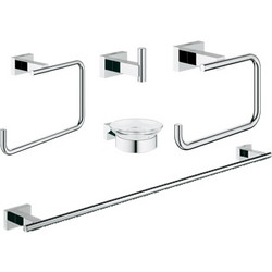Grohe Essentials Cube New 40758001 Σετ Αξεσουάρ Μπάνιου 5 Τεμαχίων